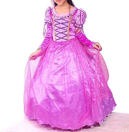 Robe fille violet aubergine 140 cm la tenue chic idéale