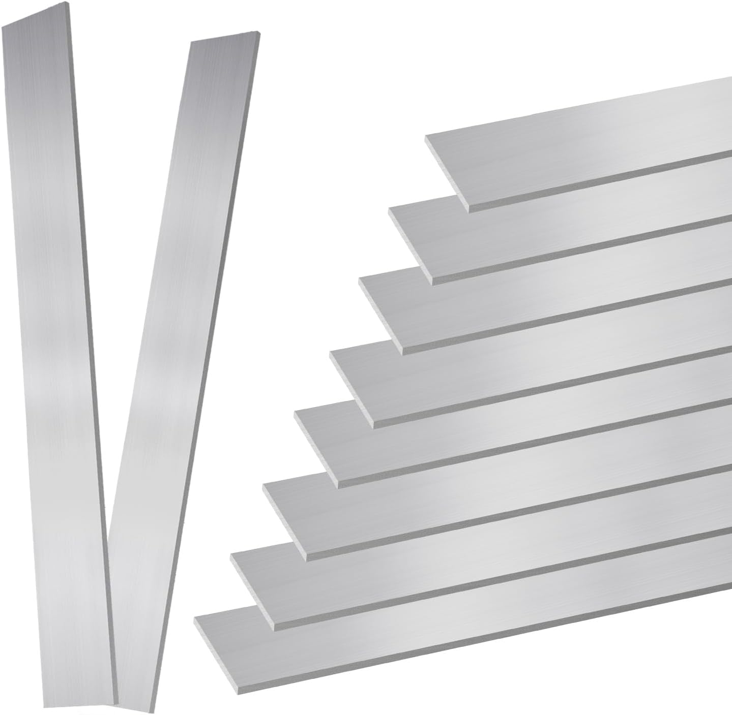 1084 Steel Flat Stock Cold Rolled Carbon Steel Bar for Knife Making 12"x1.5"x 1/8"(10 Packs)