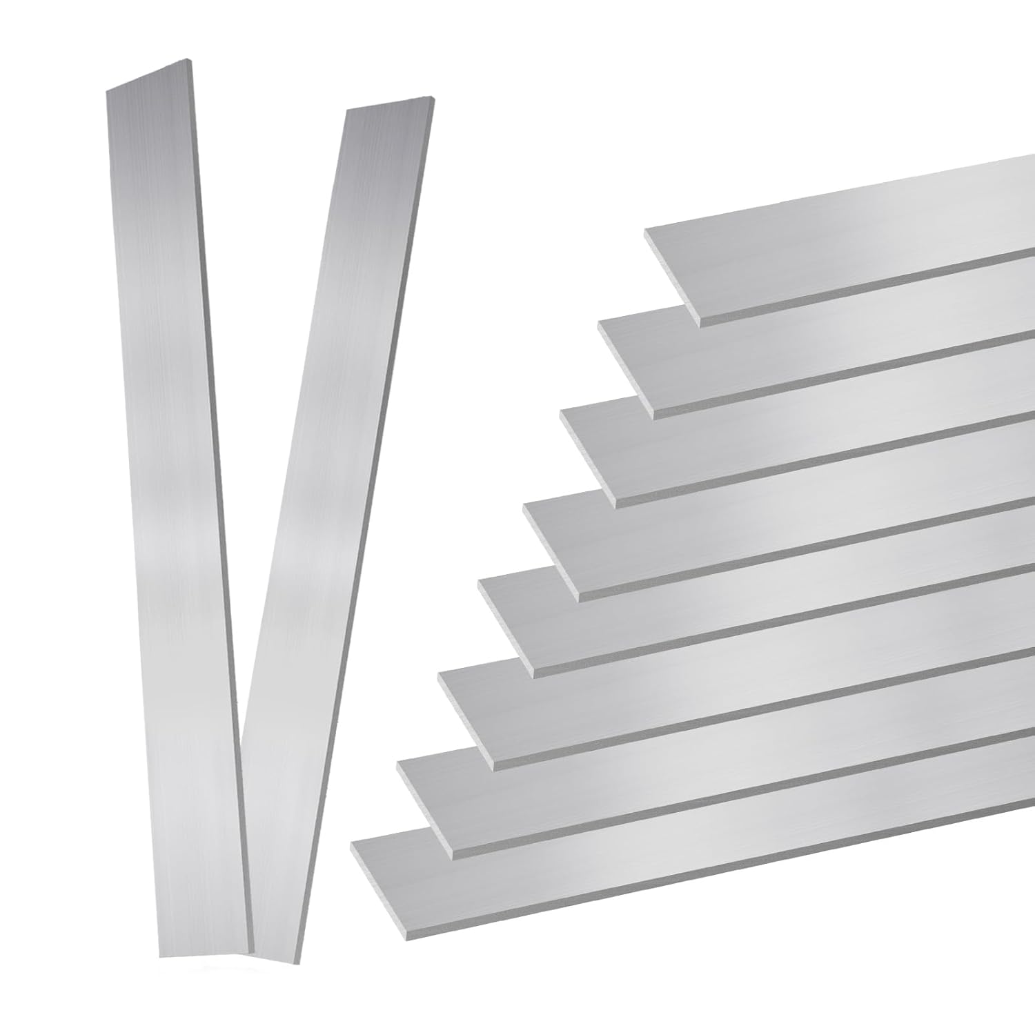 80CRV2 steel flat stock for knife making, 12" x 1.5" x 1/8", 10 packs