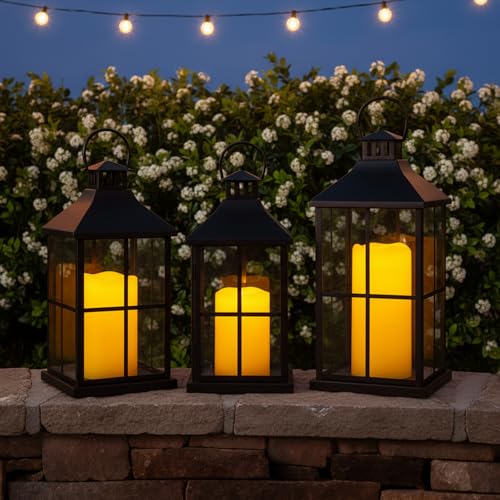 Image of Homemory Large Solar Candles Outdoor Waterproof, 4 inchx8 inch, Dusk to Dawn, Solar Powered Flameless Candles for Outdoor, Lanterns