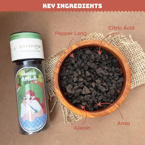 Image of JoySpoon Pachak Amla Mukhwas Mouth Fresheners | Digestive Mouth Freshener | Amla Churan | No Artificial Colors or Preservatives |250g
