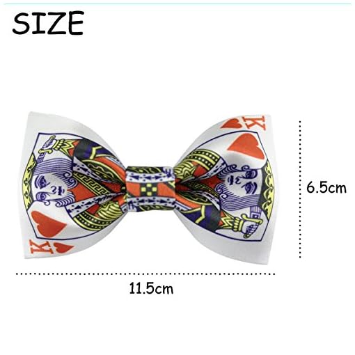 Pre-tied King of Hearts Bow Tie - Image 4