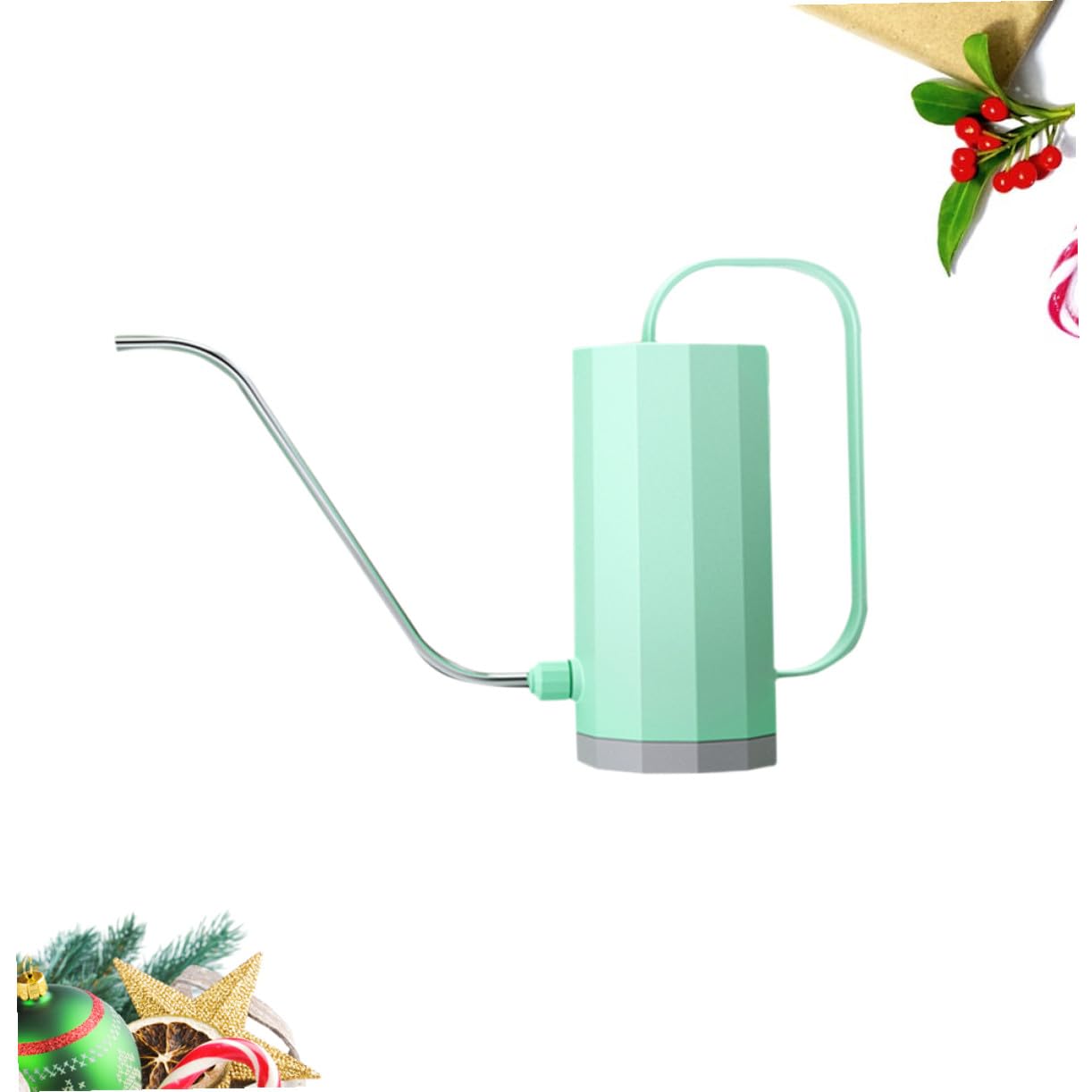 BESPORTBLE 2pezzi Annaffiatoio s Shape Plastica Con Beccuccio Lungo Strumento Da Giardinaggio Portatile Per Piante Verde