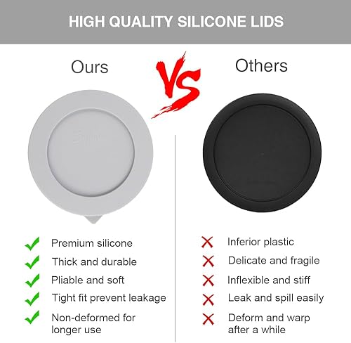 Miniatura 5 de Recipientes de repuesto para Ninja Creami Deluxe Pints y tapa de silicona, compatible con NC500, serie NC501 Deluxe Ice Cream Maker con libro