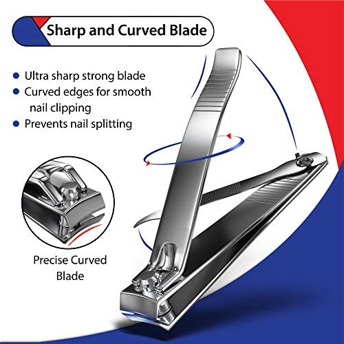 Toe Nail Clippers for Thick Nails - Large Nail Cutter Professional Heavy Duty Nail Clippers for Women Men Thick Toenail