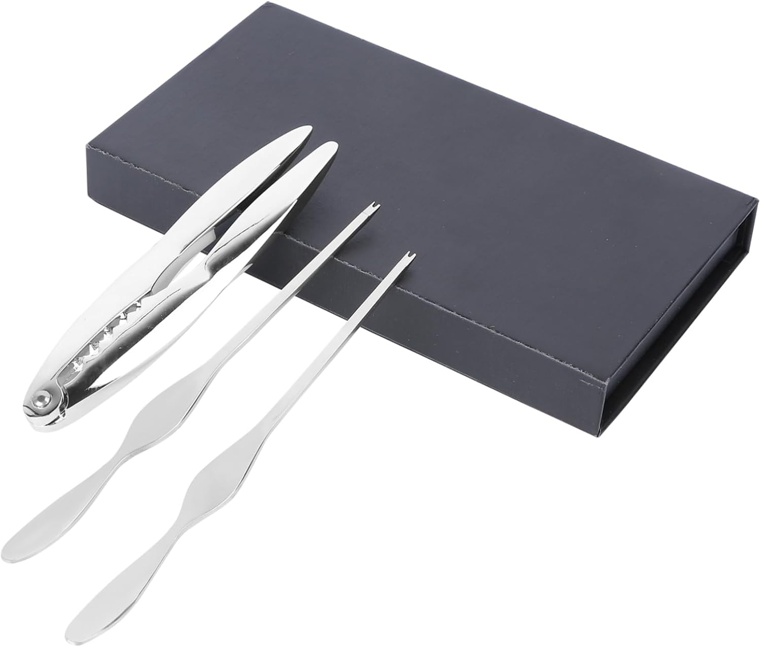 SHOWERORO Stainless Steel Seafood Tools Set Crab and Lobster Utensils for Effortless Shellfish Eating Includes Crab Fork and Claws for Extraction