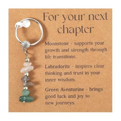 Llavero de cristal natural amuleto de la suerte para nuevos comienzos, regalo de buena suerte, calendario de adviento, llenado, mucha suerte, regalos para la entrada a la escuela, graduación, para | Ya disponible en tu tienda friki favorita! En mundofriki.es!
