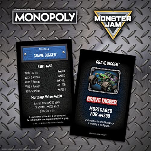 Monopoly Monster Jam Juego de Mesa Oficial miniatura 4