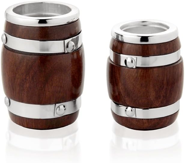 Episode Silver Plated Equisite Pair Peg Measure Keg (60ml & 30 ml respectively)
