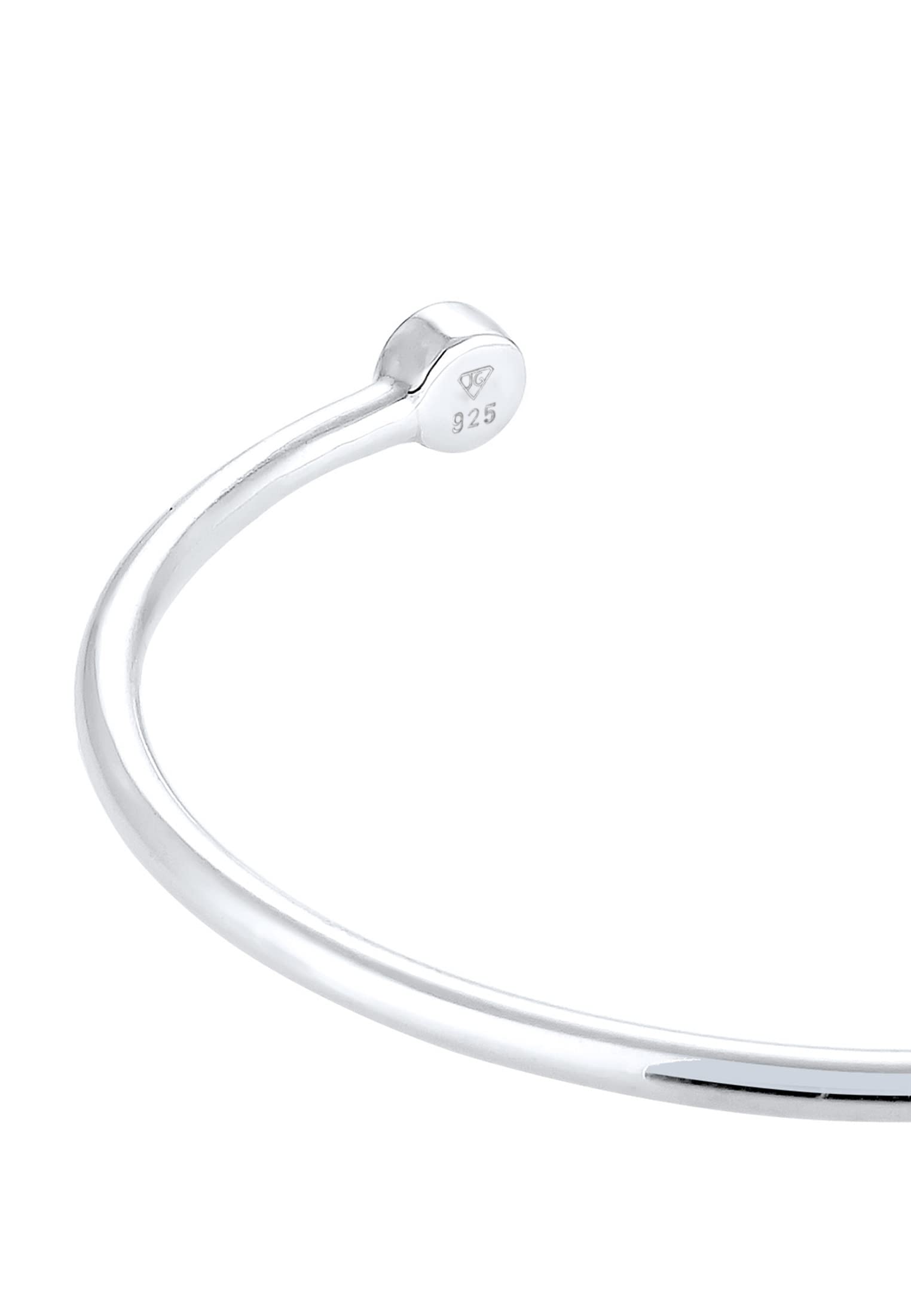 Elli Pulseras Mujeres brazalete Geo Minimal con cristales en plata de ley 925