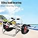 UPQRSG Universal Kayak Carrier, Universal Kayak Wheels Kayak Cartdolly, Aluminium Alloy Transport Trolley Cart for Kayak Canoe Wheel Dollyboat