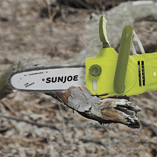 Sun Joe SWJ806E 8-Inch 8.0 Amp 2-in-1 Convertible Pole Chain Saw, Green