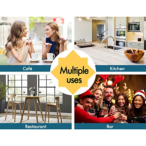 image for ALFORDSON Bar Stool 2X Swivel Ovadia Kitchen Barstools with 53.5-74.5c