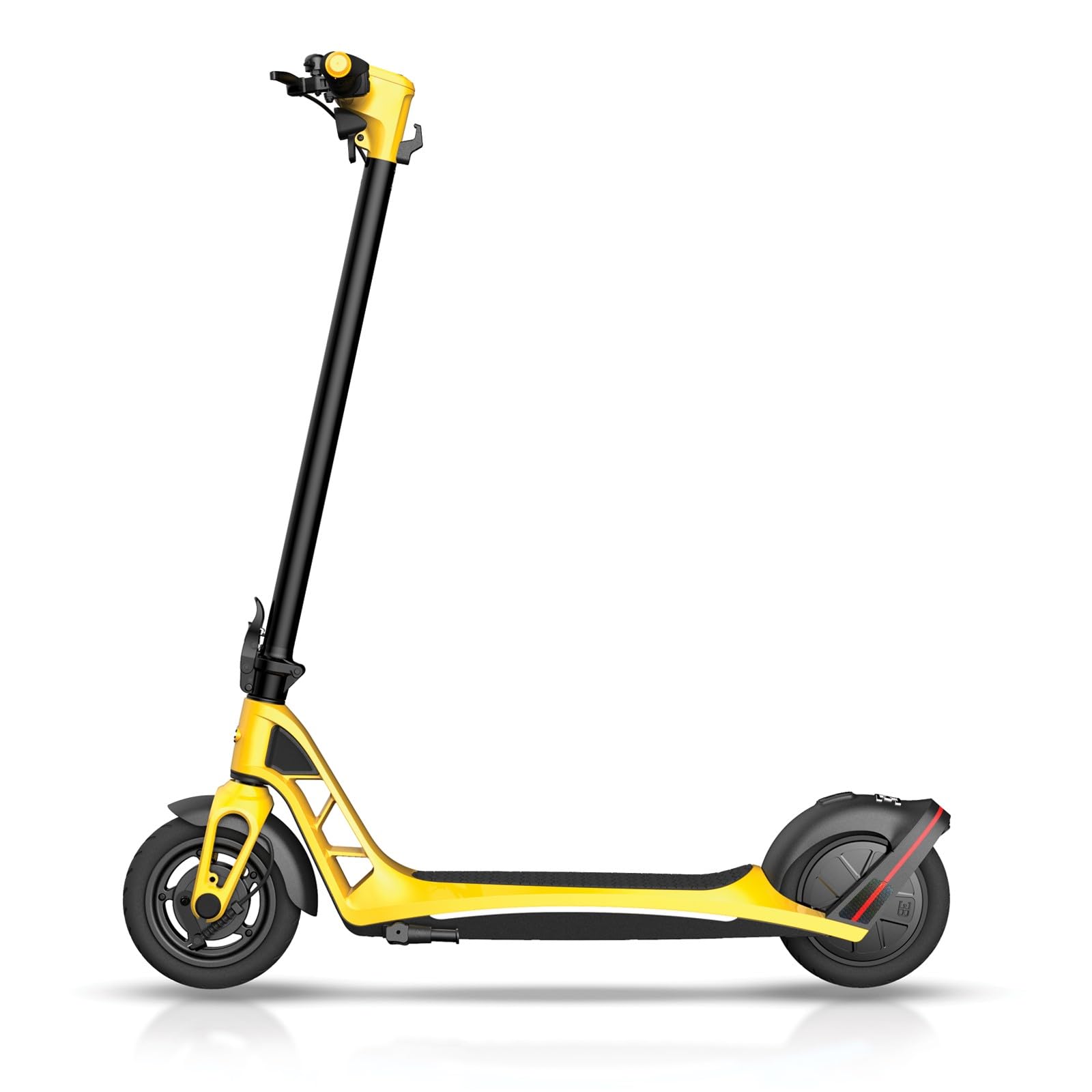 Bugatti - Electric Scooter - with LED Lights, Rear Brakes and Suspension, Turn Signal Support on Front & Back