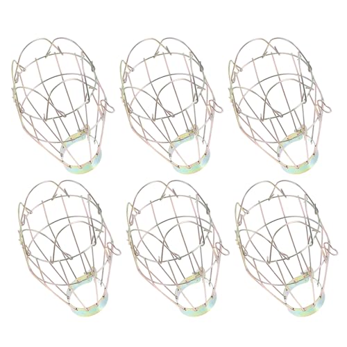 ibasenice 6 Piezas Protectora para Lámpara De Calefacción De Reptiles Cubierta De Malla para Lámpara De Reptiles Pantalla Anti-escaldaduras para Lagartos Serpientes y Polluelos