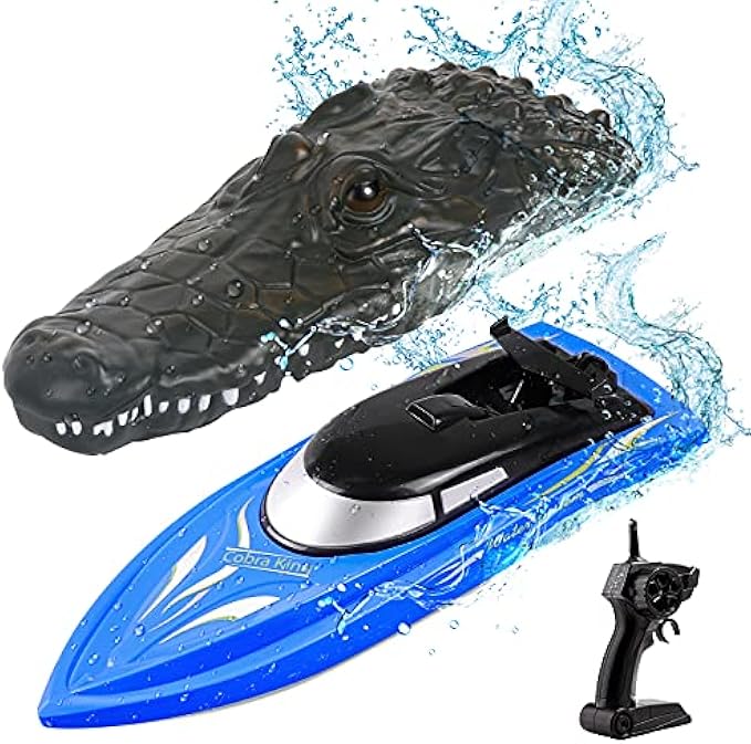 SGOTA RC Boat, Remote Control Boats for Kids and Adults, 2.4 GHz Fast Remote Control Boat (Only Works in Water)