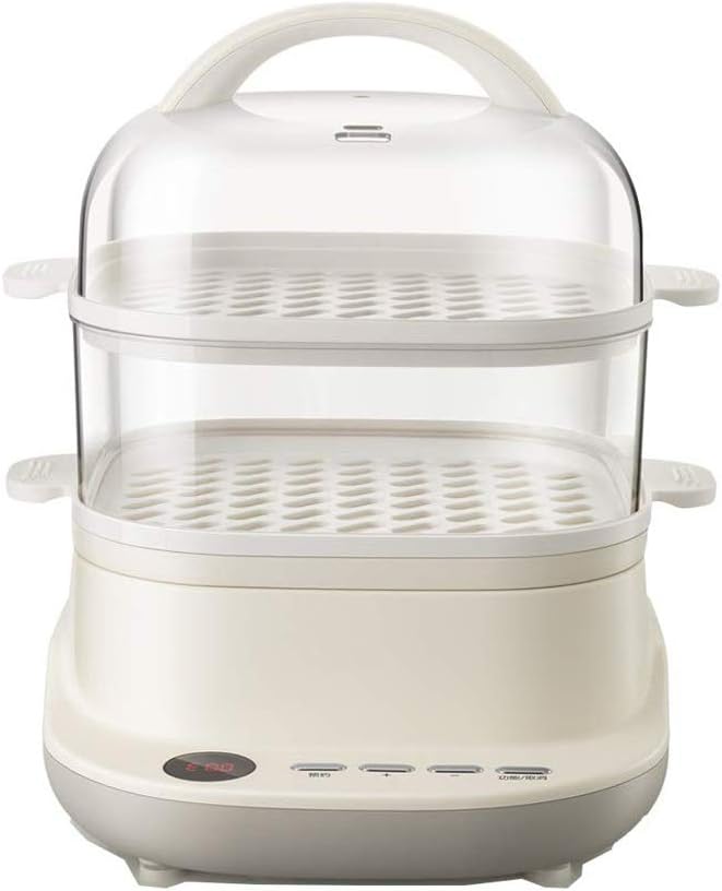 Steamer Double-Side Plug-in Intelligent Steamer Large-Capacity Automatic Power-Off Anti-Drying Energy-Saving Ring Design