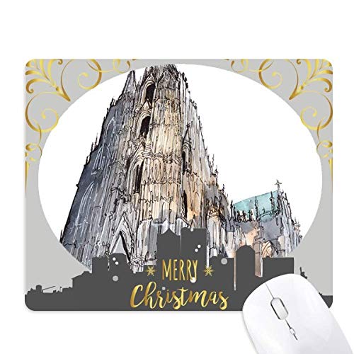 Tapis de souris Cologne Allemagne de Noël idée cadeau souvenir de voyage original