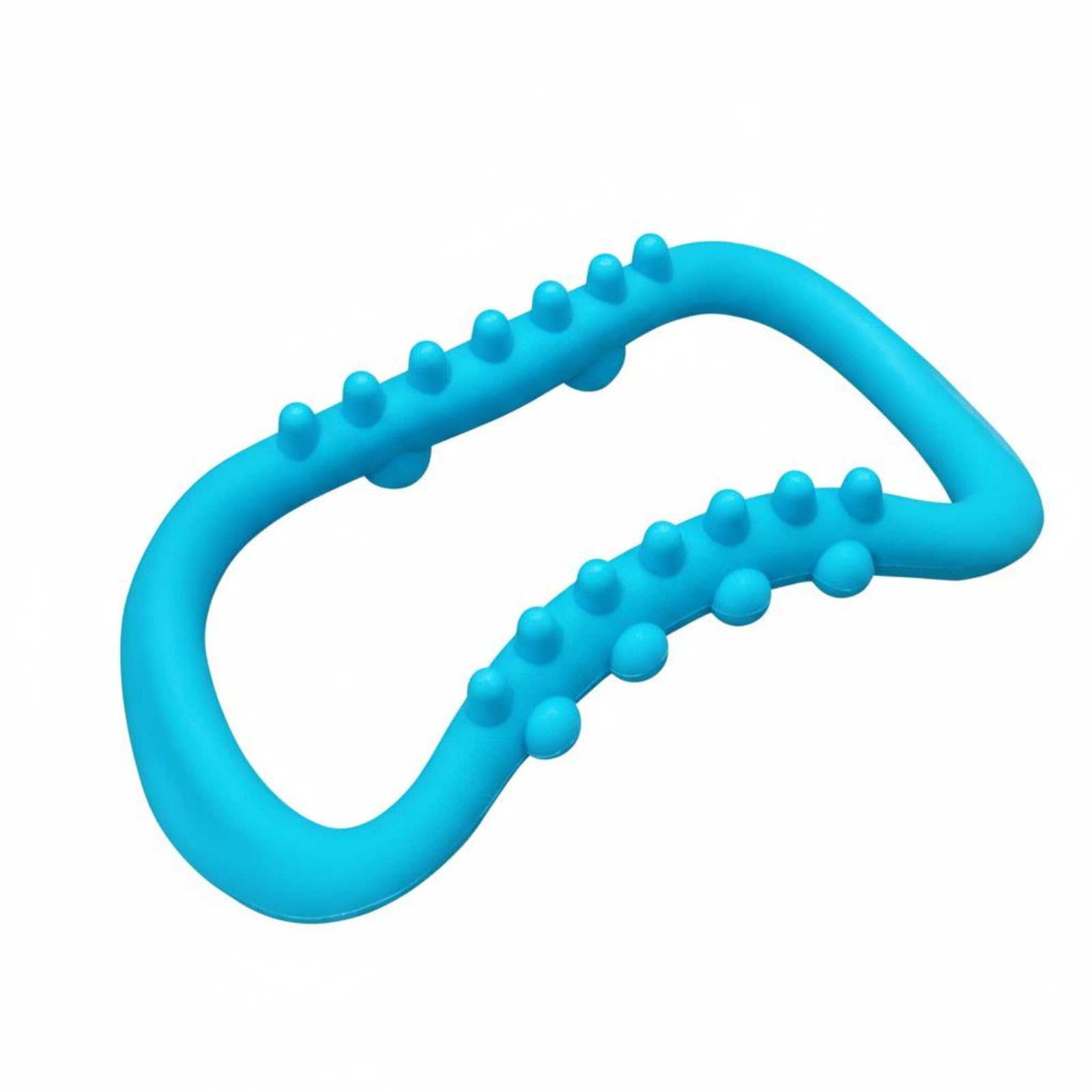 Multi-Functional Pilates Circle Ergonomic Design 8 Exercise Loop Back Opening Stretcher for Athletes, Office Workers, Home Gym, Workout Recovery, Blue|Pilates Rings-image-34