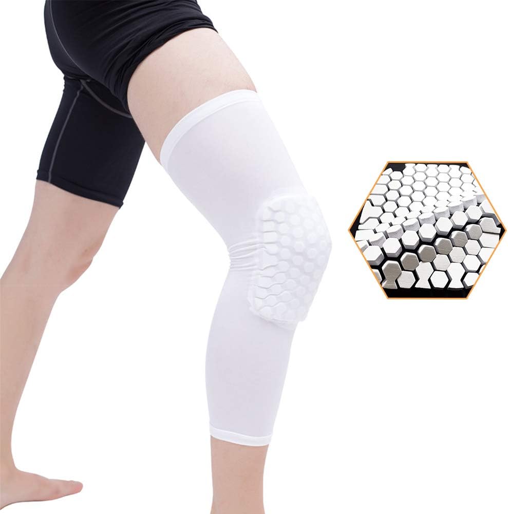 膝サポーター ひざ 膝関節 保護パッド 膝当て ハニカム構造 ふくらはぎ 太もも 着圧 ロング 膝サポーター ひざ 膝関節 保護パッド 膝当て ハニカム構造 ふくらはぎ 太もも 着圧 ロング