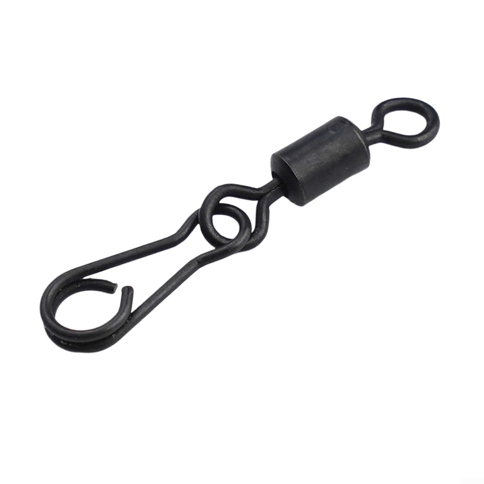 ENSEMBLE DE 100 clips pivotants de pêche pivotants en acier inoxydable