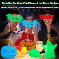 SUNLU PLA Glow in The Dark Filament 1.75 mm 1KG Weiß to Leuchtend Grün – Ansicht 7