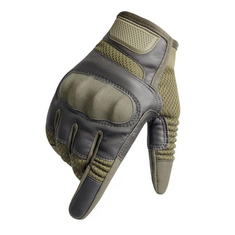 Rękawice Motocyklowe Ekran Dotykowy Skórzane Rękawice Motocyklowe Motocross Moto Motocykl Pit Biker Sprzęt Ochronny Racing Full Finger Glove Mężczyźni, 1, S