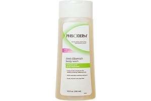 Phisoderm Anti-Blemish Body Wash 12-Pack: Tackle Body Breakouts with Salicylic Acid