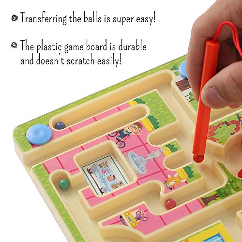 image for LESONG Maze Magnetic Puzzle Toy for Kids, STEM Toy Developmental Activ