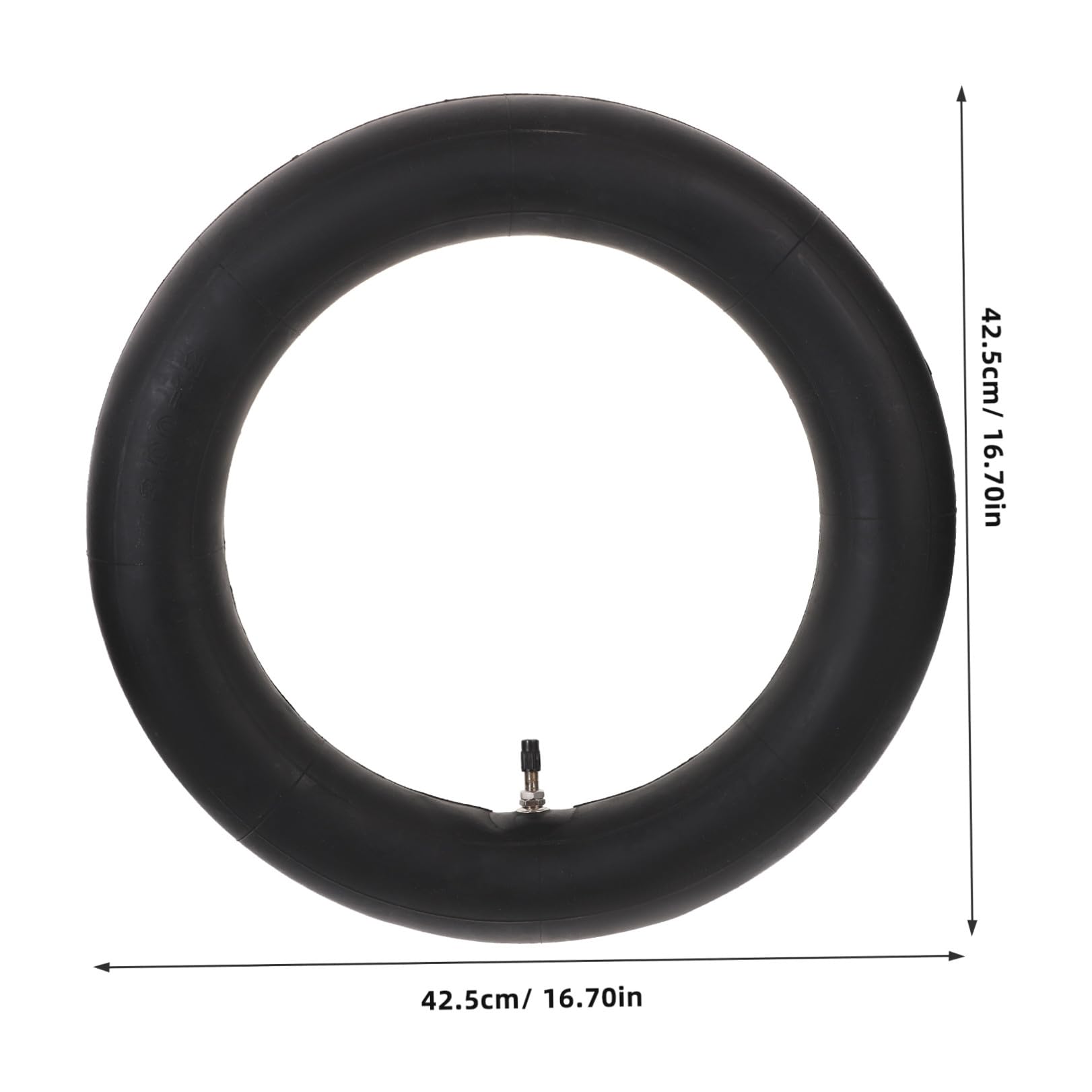 Cámara de Aire de Goma para Moto 3.00-12 80/100-12 Negro