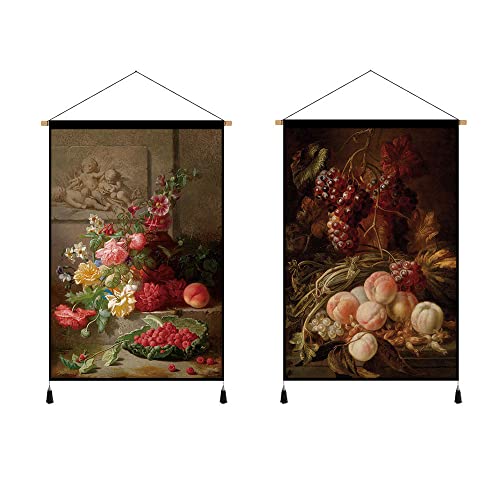 Tapisserie florale colorée pour créer un cocon poétique dans une chambre