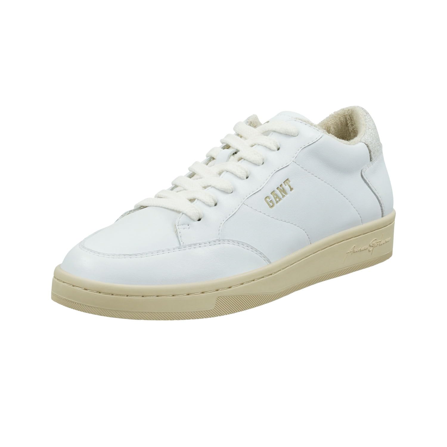 GANT Men's Lace-Up Shoes in White, White, 9.5 UK