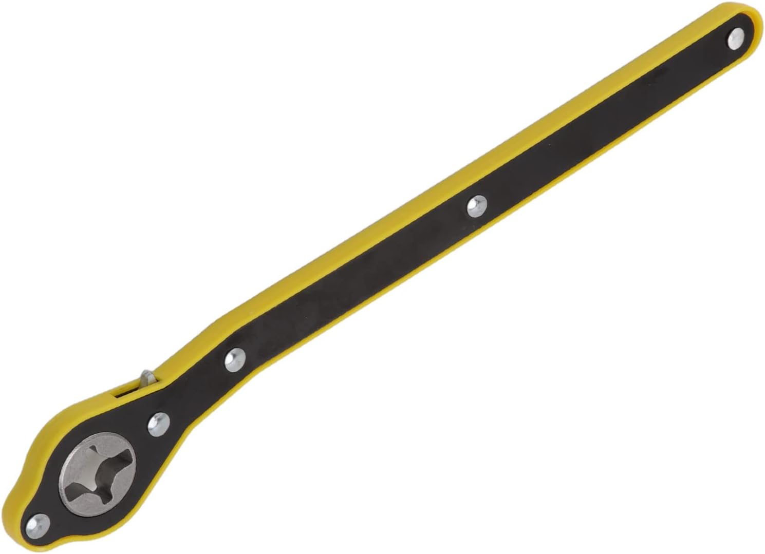 Garosa Jack Ratchet Wrench 34cm Long Handle Ratchet Spanner Lug Wrench Garage Tire Wheel Wrench Labor Saving Men Gifts for Travel Truck SUV Motorcycle