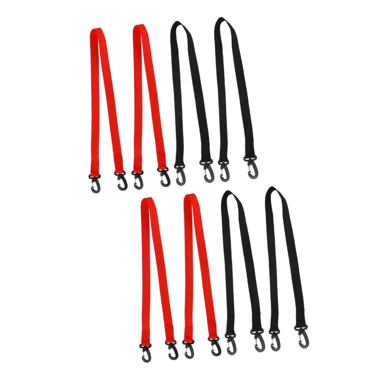 BESPORTBLE 2sets Snowboard Boots Carrying Strap Ski Harness Boot Carrier Strap Nylon Shoulder Sling Design Easy to Fold 4pcs*2