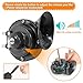 XUANYUDG0769 Universal 12V HIGH Note Horn,Golf Cart Horn Kit with Adjustable Volume,Upgrade Waterproof Replacement Kit Fit for EZGO Club Car Yamaha, Compatible with Motorcycle,UTV,ATV,Boat,Black horn