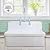 SMART TILES Peel and Stick Stickers for Tiles - 5 Sheets 11.56'' x 8.38'' - 3D Tile Adhesive Films, Self-Adhesive Removable and Adhesive Back Wall Tiles for Kitchen, Bathroom, Wall Decoration