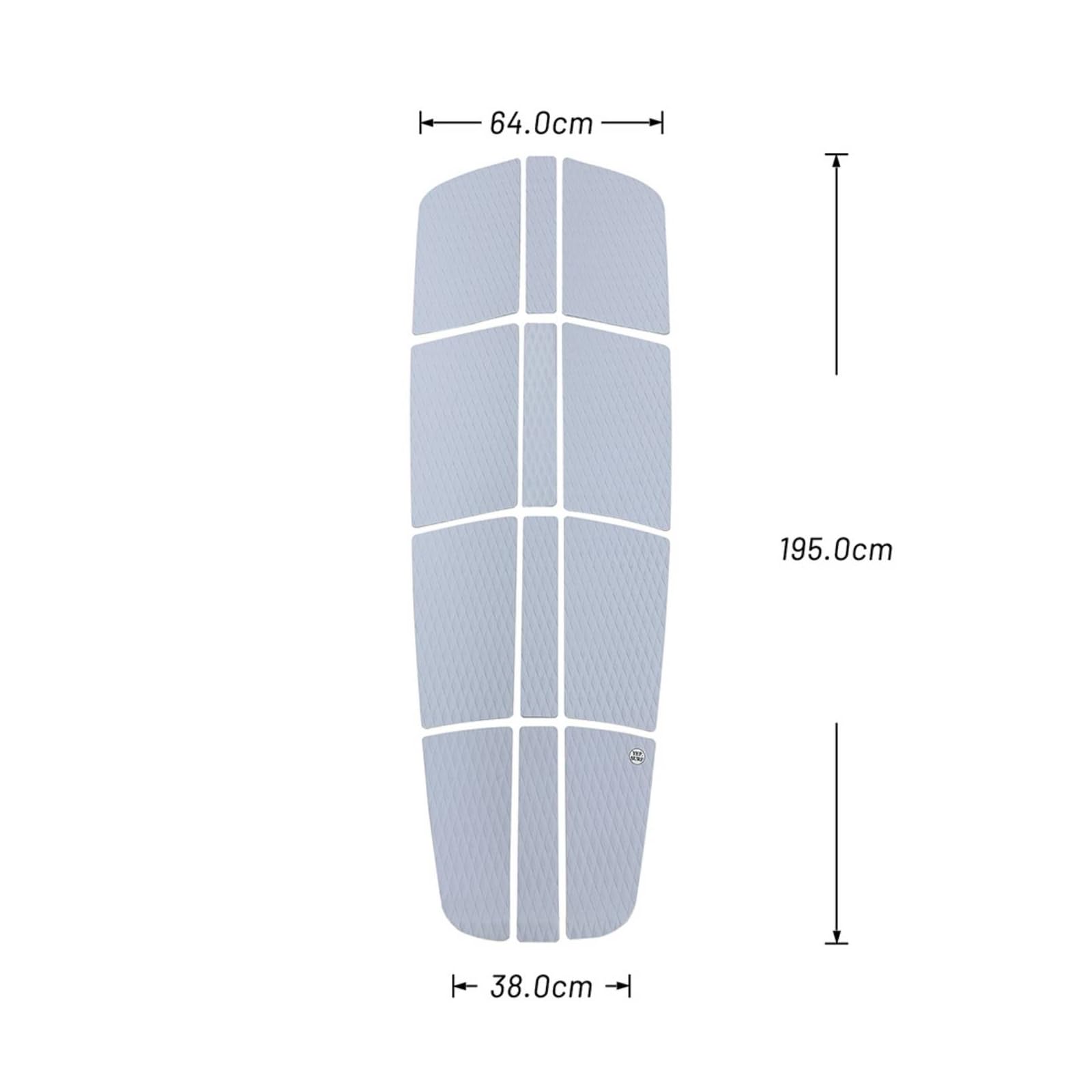 MERIGLARE Tapis Pont Surf Antidérapant en Mousse EVA avec Surface Texture Diamant pour Planche Surf Homme Femme Adulte