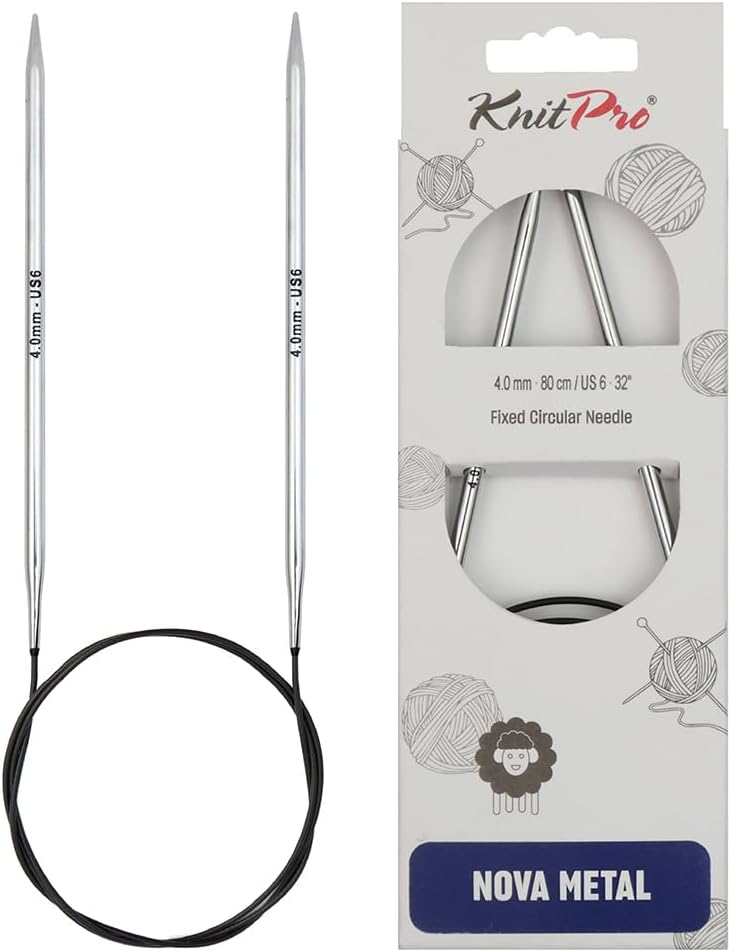 KnitPro Nova Fixed Circular Needles 60" (150cm) | US Size 6 (4mm)
