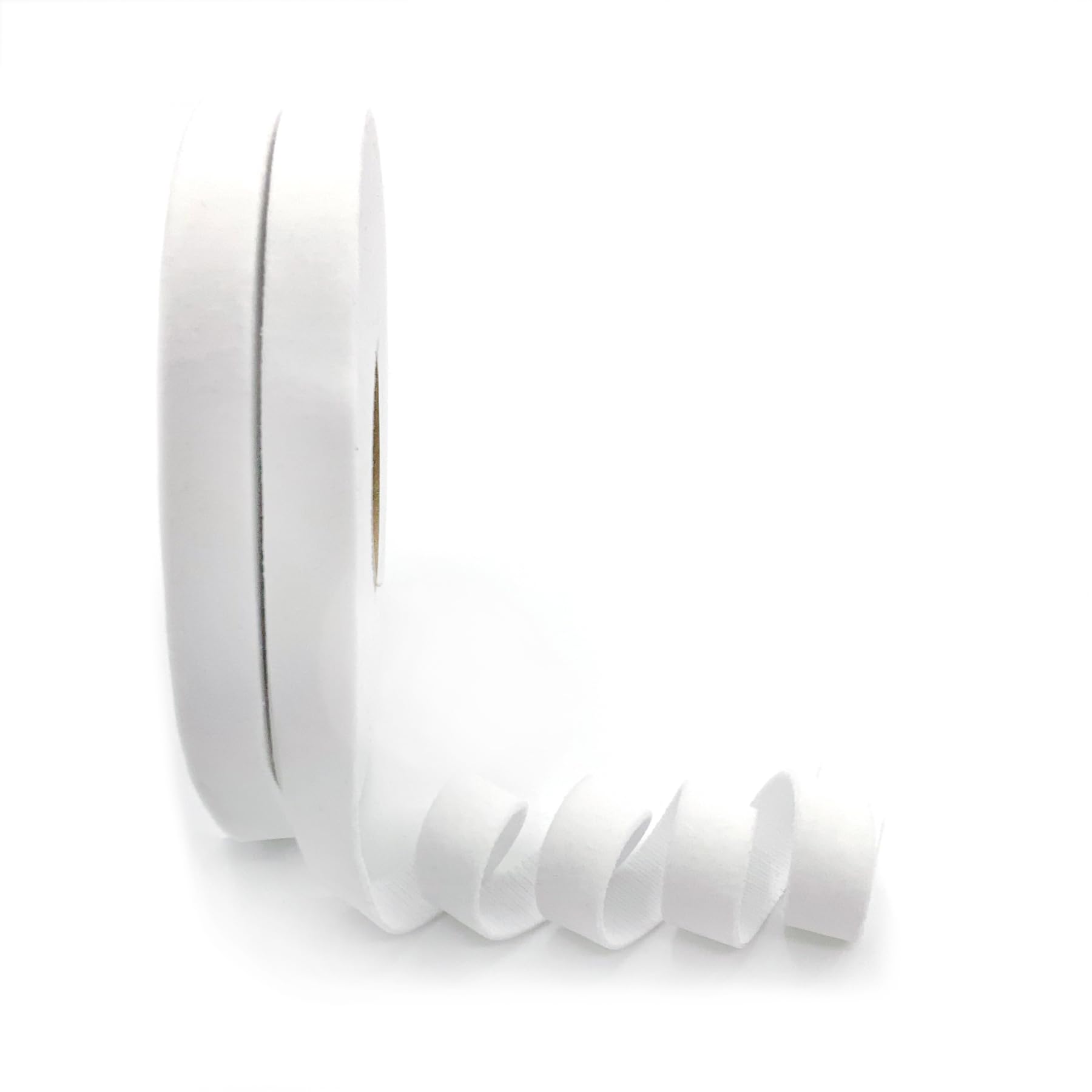 White Velvet Ribbon 3/8" 10 Yards, 2 Rolls 20 Yards, for Christmas Tree, Gift Wrapping, Flower Bouquet, Wreath Decorations, Dseason Handmade Velvet