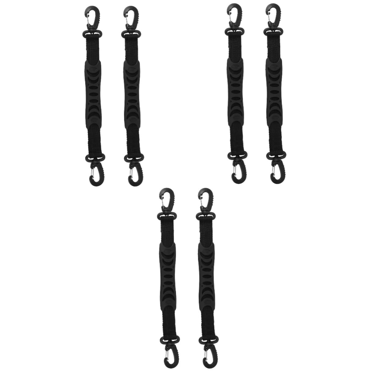 GANAZONO 6pcs Carrier Straps for Ski Boots Shoulder Sling Leash Sturdy Roller Skate Accessories for and Hands Carrying Convenient Pocket Design