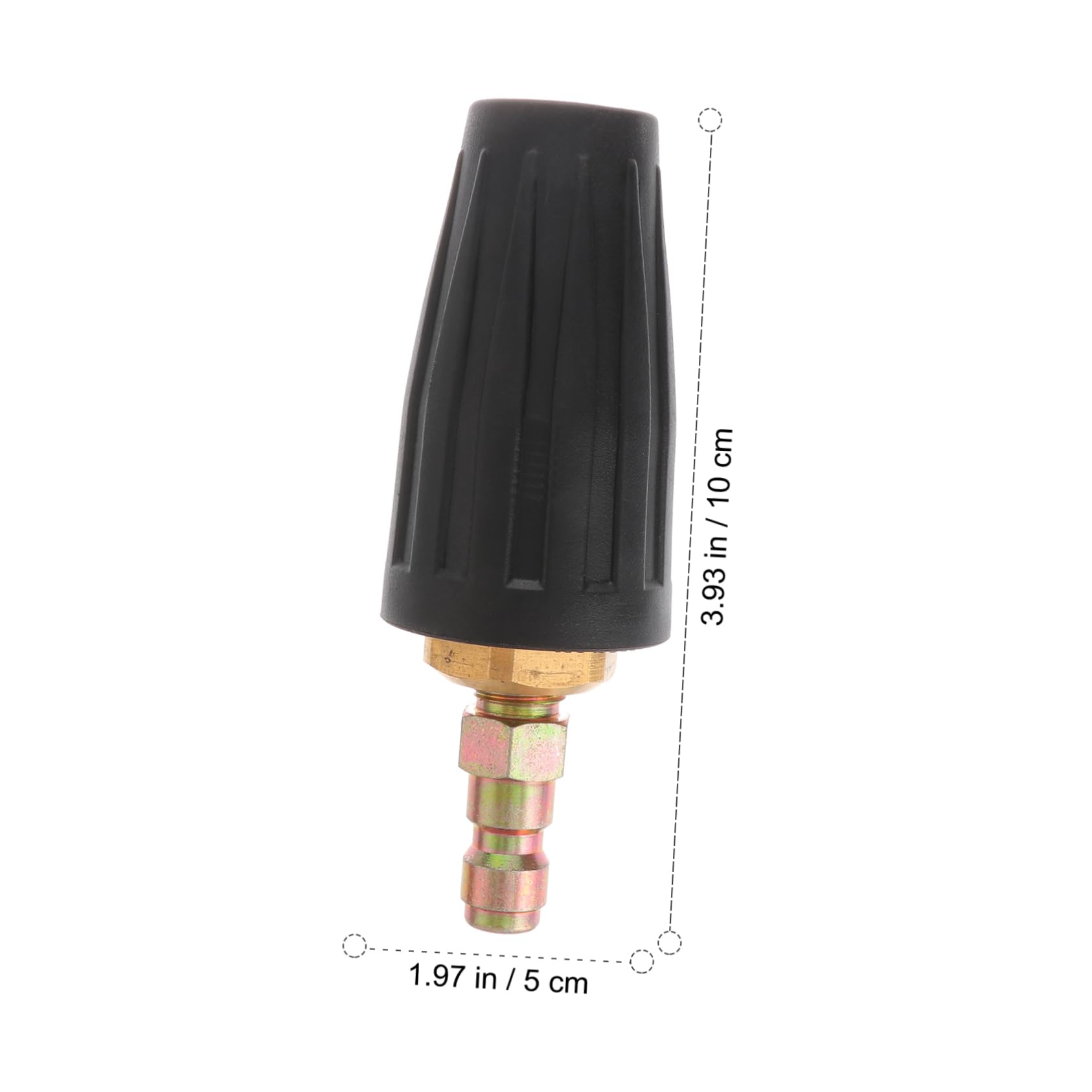 Abaodam High Speed Rotating Nozzle for Pressure Washer Nozzle Easy to Switch Deck Roof Cleaning
