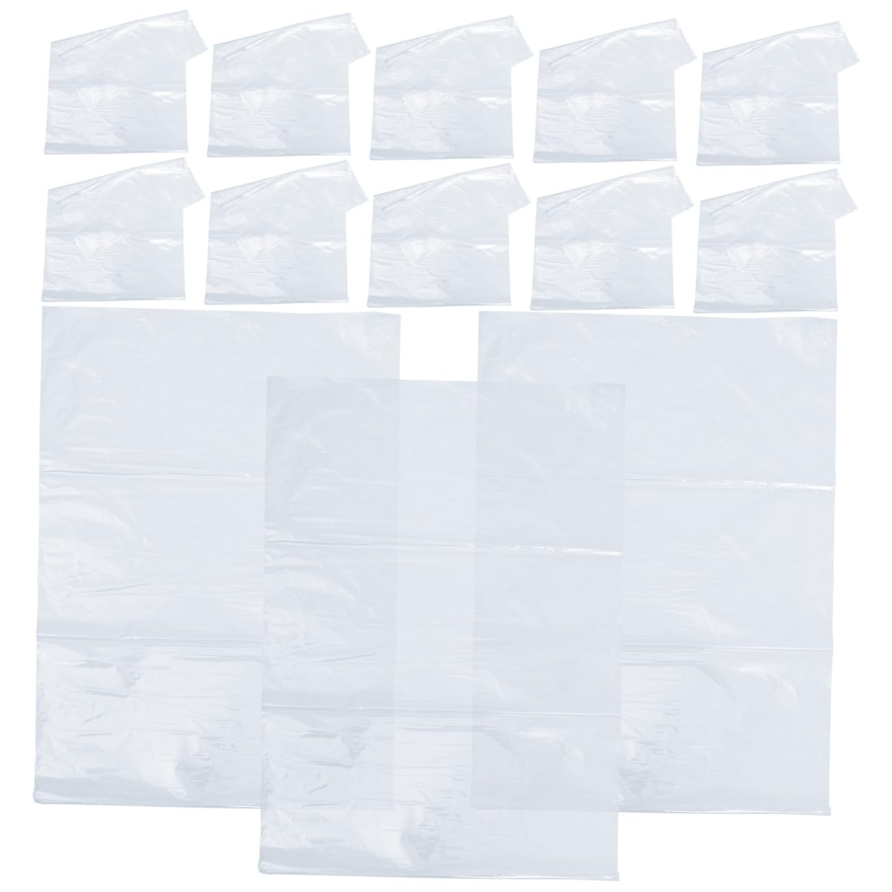 Transparente Schrumpfverpackungsbeutel 100 Stück Pvc für Verpackungen
