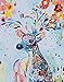 Produktbild YXQSED [Rahmenlos] Malen nach Zahlen Neuerscheinungen Neuheiten-DIY ölgemälde, Malen nach Zahlen Kits-Der Schmetterlings-Painted Deer 12X16 inch