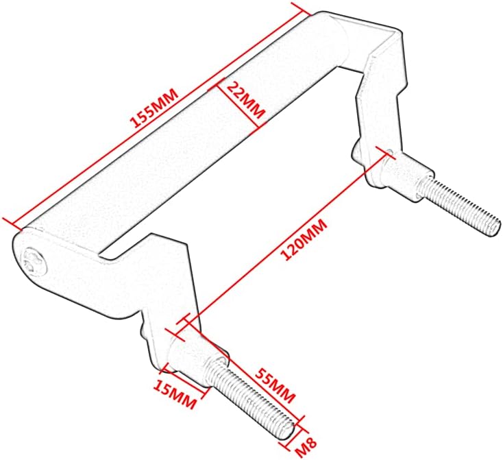 Miniatura 2 de Motorbike 22mm Mobile Phone GPS Plate Bracket Stand Holder Phone Support For Suzuki Gixxer 250 250SF 2020 2021 2022