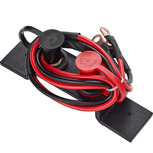 Bornes de démarrage voiture Riloer avec câble renforcé de 0.7 cm pour batterie UTV VTT