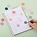 Mr. Pen- Round Transparent Sticky Notes, 560 Pcs, Pastel Colors, Round Translucent Sticky Notes