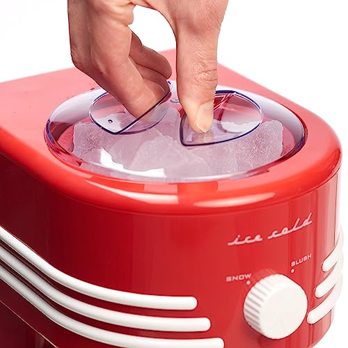 Salco Slush-Ice-Maker Slush-Eis-Maschine, 2 Betriebs-Modi für grobes und feines Eis, Retro-Design,15Watt, inkl. 1-Liter-Krug – Bild 6