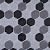 Glass Tile Love™ (Black and Gray Mix) 100% Recycled Glass Tile, Showers, Walls, Floors, Backsplashes, Pools, Interior/Exterior, Style: Hex, 9 Sheets, 10.76 sq ft