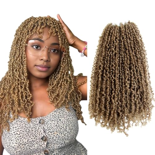 LOCSBYHAND 14 Inch 10 Packs Yanky Twist Crochet Hair Pre-twisted