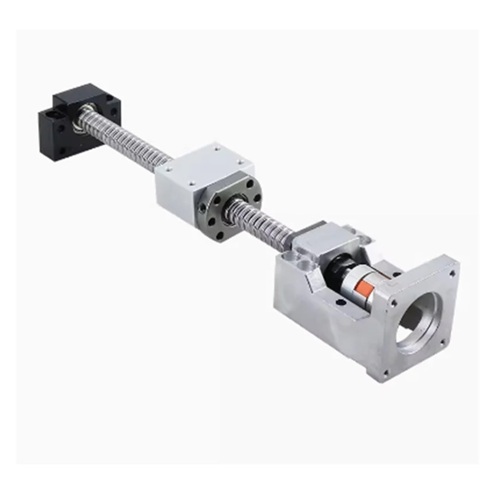 SFU1605 C7 1200-2550 mm HM12-57 odlew aluminiowy BF12 + sprzęgło kwiatowe śliwki XB25 x 30 + łącznik 16H (1300 mm)